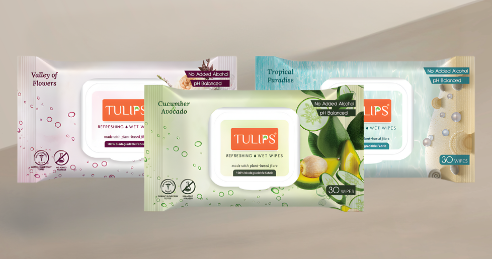 TULIPS REFRESHING 30s WETWIPES LID