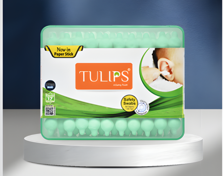 TULIPS SAFETY SWAB (BABY BUD)50